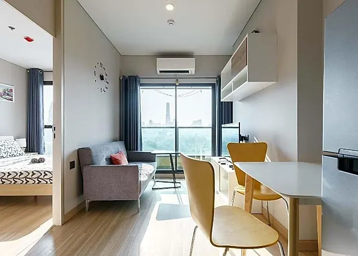 酒店 Lumpini Makkasan Nana Square/central Boutique One-bedroom/four Face Buddha 曼谷